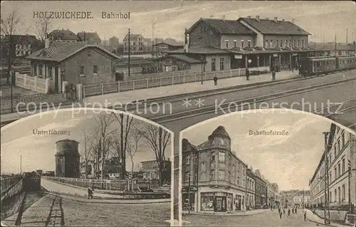 Holzwickede Bahnhof Unterfuehrung Bahnhofstrasse Kat. Holzwickede