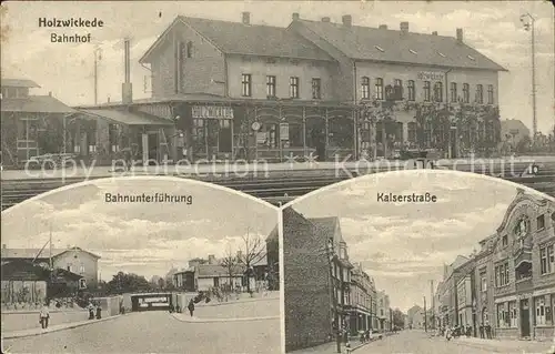 Holzwickede Bahnhof Unterfuehrung Kaiserstrasse Kat. Holzwickede