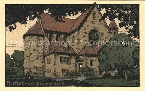 Beckum Westfalen Liebfrauenkirche Kat. Beckum