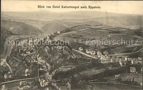 Eppstein Taunus Blick vom Hotel Kaisertempel Kat. Eppstein