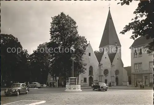 Lage Lippe Alte Kirche vom Markt Kat. Lage