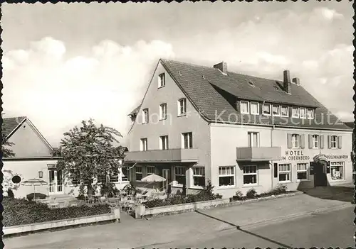 Bad Salzuflen Hotel Restaurant Zum Obernberg Kat. Bad Salzuflen