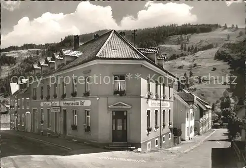 Todtnau Gasthof Pension Schwarzwaelder Hof Kat. Todtnau