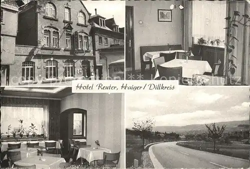 Haiger Hotel Reuter Restaurant Landstrasse Kat. Haiger
