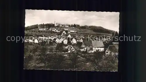 Offingen Uttenweiler Bussen mit Wallfahrtskirche Kat. Uttenweiler