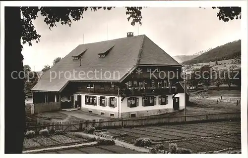 Haeusern Schwarzwald Bauernhaus Kat. Haeusern