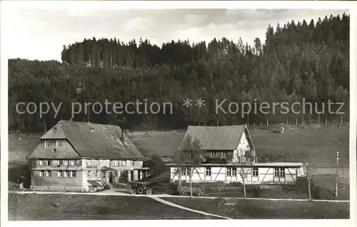 Eisenbach Schwarzwald Gasthof zum schwarzen Kreuz Kat. Eisenbach (Hochschwarzwald)