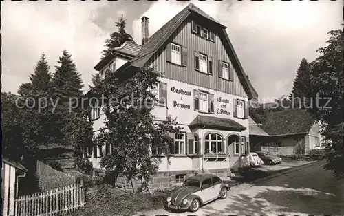 Frutenhof Gasthaus Pension zur Traube Erholungsort Schwarzwald Kat. Freudenstadt