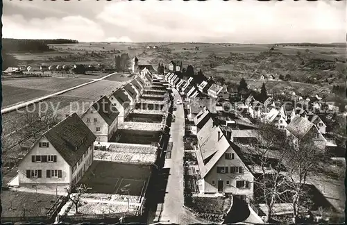 Altensteig Schwarzwald Blick ueber Luftkurort Hauptstrasse / Altensteig /Calw LKR