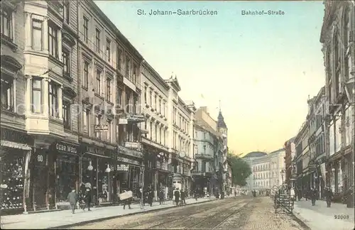 St Johann Saarbruecken Bahnhofstrasse Kat. Saarbruecken