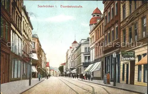 Saarbruecken Eisenbahnstrasse Kat. Saarbruecken