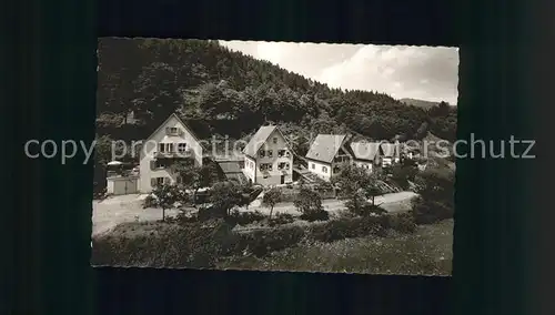 Hornberg Schwarzwald an der Schwarzwaldbahn Teilansicht Kat. Hornberg