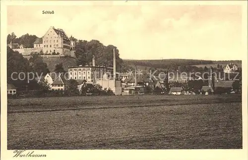 Warthausen Riss Blick zum Schloss Kat. Warthausen