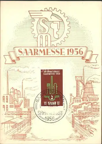Saarbruecken Saarmesse 1956  Kat. Saarbruecken