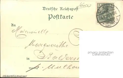 St Johann Saarbruecken Alte Bruecke Kuenstlerkarte Deutsche Reichspost Kat. Saarbruecken