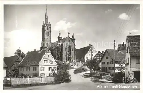 Assmannshardt Partie an der Kirche Kat. Schemmerhofen