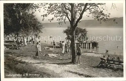 Ludwigshafen Bodensee Strandbad Kat. Bodman Ludwigshafen