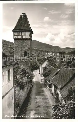 Gernsbach im Murgtal Storchenturm Kat. Gernsbach