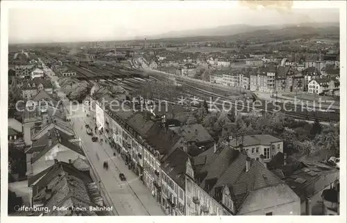 Offenburg Partie beim Bahnhof Kat. Offenburg