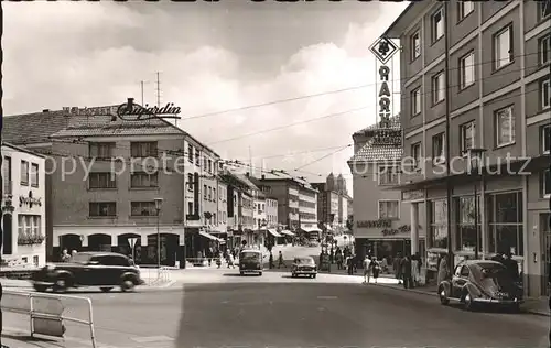 Pirmasens Blick in die Schlossstrasse Kat. Pirmasens