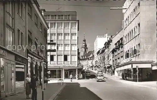 Pirmasens Hauptstrasse Kirchturm Kat. Pirmasens