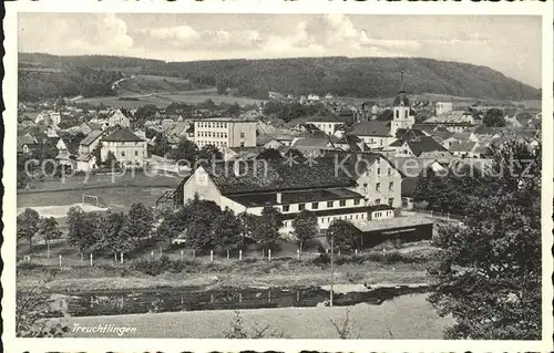 Treuchtlingen Teilansicht mit Kirche Kat. Treuchtlingen