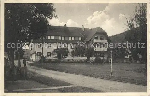 Saig Schwarzwald Gasthaus Pension zum Hochfirst Hoehenluftkurort Kat. Lenzkirch