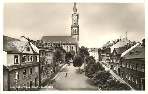 Naila Luitpoldplatz Kirche Kat. Naila