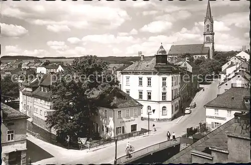 Naila Hauptstrasse Kirche Kat. Naila