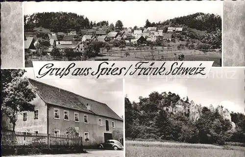 Spies Totalansicht Gasthaus Hauenstein Felsen Fraenkische Schweiz Kat. Betzenstein