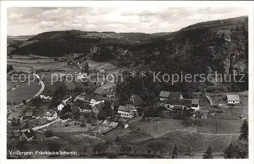 Veilbronn Panorama Fraenkische Schweiz Kat. Heiligenstadt i.OFr.