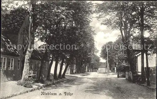 Nieblum Strassenpartie Kat. Nieblum Insel Foehr