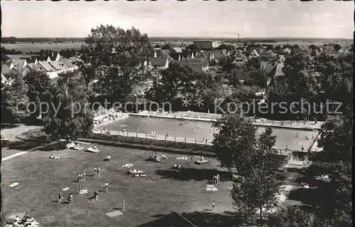 Langenau Wuerttemberg Naturschwimmbad Kat. Langenau