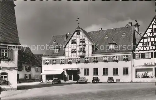 Langenau Wuerttemberg Hotel Krone Kat. Langenau