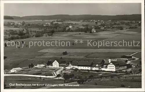 uehlingen-Birkendorf Gut Breitwiesen Schwarzwald Fliegeraufnahme / uehlingen-Birkendorf /Waldshut LKR