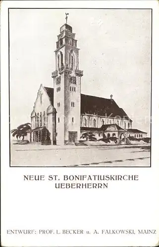 ueberherrn Neue St Bonifatiuskirche Kat. ueberherrn