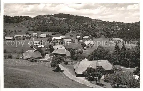 Wittenschwand Gesamtansicht Schwarzwald Kat. Dachsberg