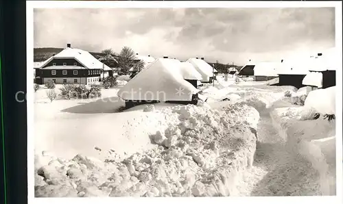 Haeusern Schwarzwald Ortspartie Luftkurort Wintersportplatz Kat. Haeusern