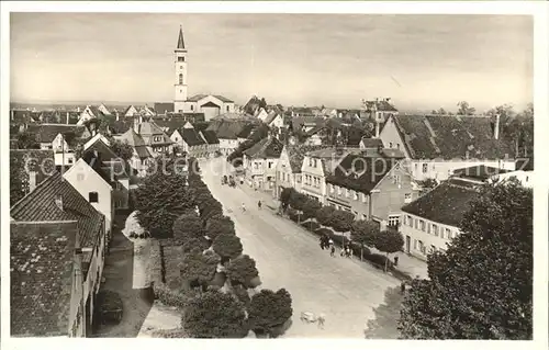 Friedberg Bayern Blick von Osten Kirche Kat. Friedberg