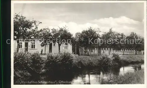 Offenburg Kleinkaliber Schuetzenhaus Partie am Bach Kat. Offenburg