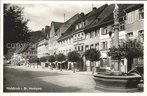 Waldkirch Breisgau Marktplatz Brunnen Kat. Waldkirch