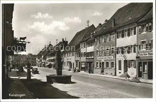 Kenzingen Hauptstrasse Brunnen Kat. Kenzingen