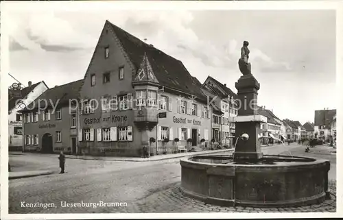 Kenzingen Uesenburg Brunnen Kat. Kenzingen