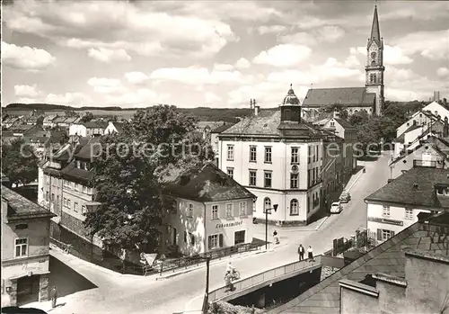 Naila Hauptstrasse Kirche Frankenwald Kat. Naila