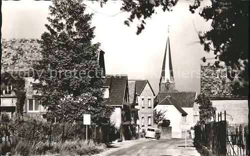 Rhodt Rietburg Weyherer Strasse Kirchturm Kat. Rhodt unter Rietburg