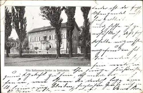 Deidesheim Villa Bassermann Jordan zu Deidesheim Kat. Deidesheim
