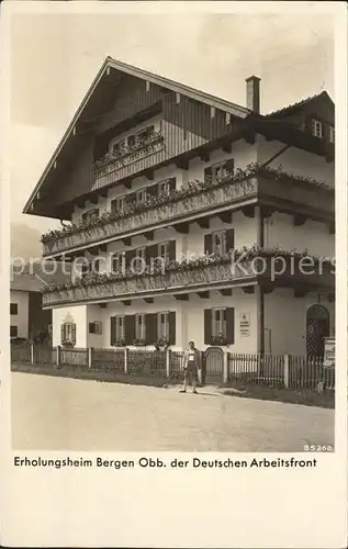 Bergen Chiemgau Erholungsheim der Deutschen Arbeitsfront / Bergen /Traunstein LKR