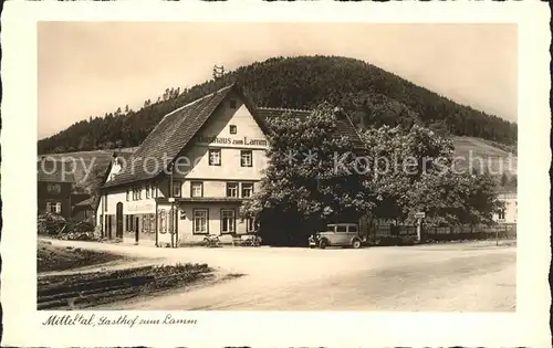 Mitteltal Schwarzwald Gasthof zum Lamm Luftkurort Kat. Baiersbronn