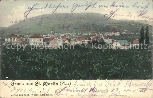 St Martin Pfalz Gesamtansicht Kat. Sankt Martin