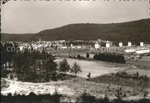 Muenchweiler Rodalb Panorama Sportplatz / Muenchweiler an der Rodalb /Suedwestpfalz LKR